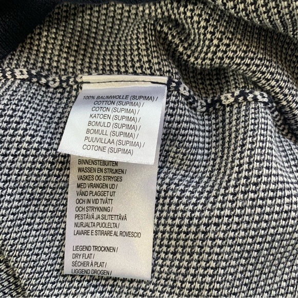 Peter Hahn Women's Knit Jumper Navy White Mix Long Sleeve Pullover Casual UK 22 - Picture 6 of 15